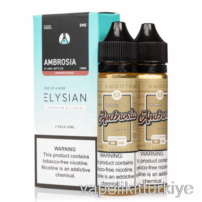 Vape Türkiye Ambrosia - Elysian Labs E-likit - 120ml 3mg